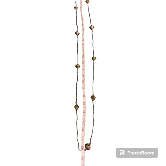 Beaded Necklaces -2. White, Brown. - Picture 6 of 11